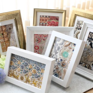 リボンコラージュフレーム